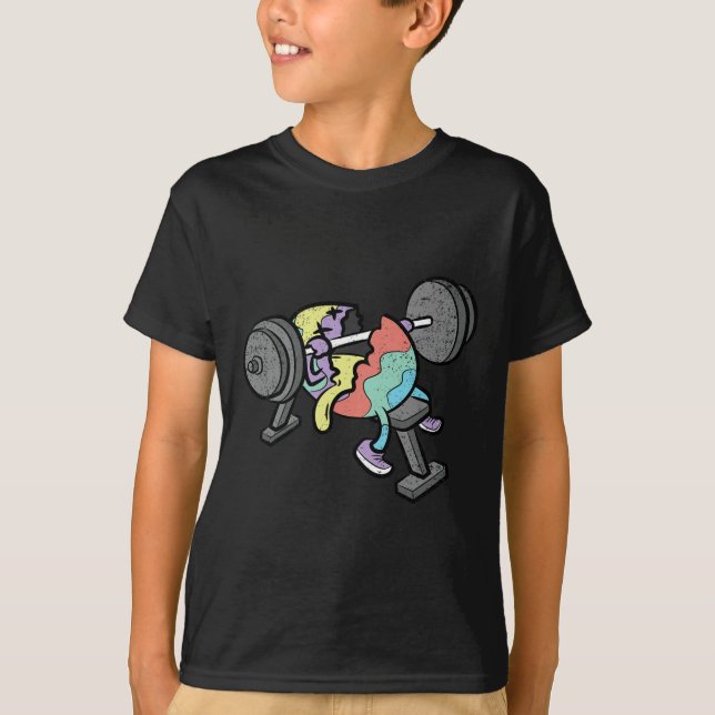 Camiseta Gym Workout Páscoa De Ovos Caçando Primavera Engra (Frente)