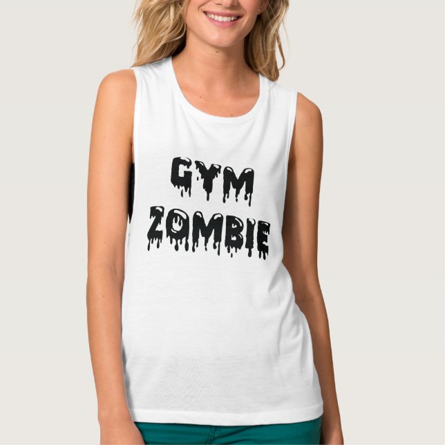 Camiseta Gym Zombie Muscle Tank (Frente)