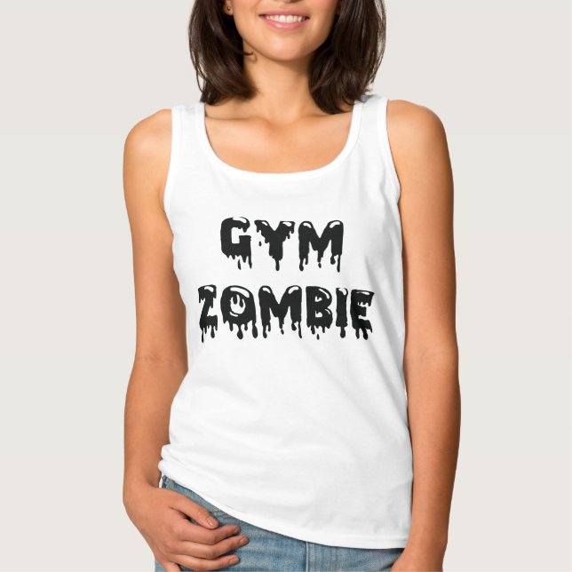 Camiseta Gym Zombie Tank (Frente)