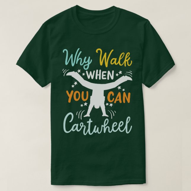 Camiseta Gymnast CartWheel (Frente do Design)