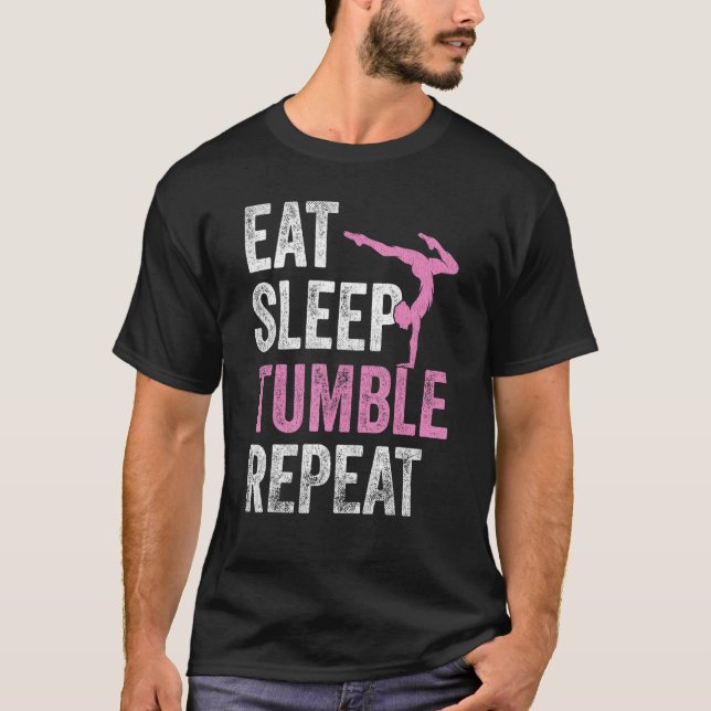 Camiseta Gymnast Coma Sono Repetir Ginástica 1 (Frente)