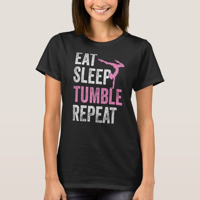 Camiseta Gymnast Coma Sono Repetir Ginástica 1 (Frente)