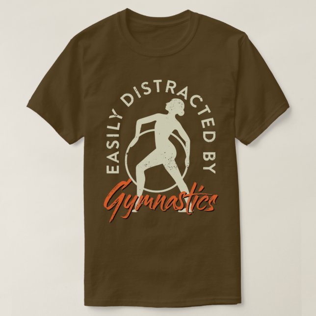 Camiseta Gymnast É Facilmente Distridido Pelo Sacudir De Mu (Frente do Design)