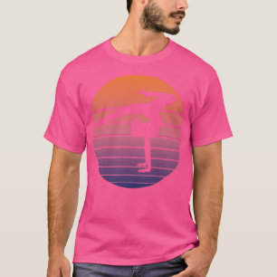 Camiseta Gymnast Gift Mulheres Presentes Raparigas Vintage
