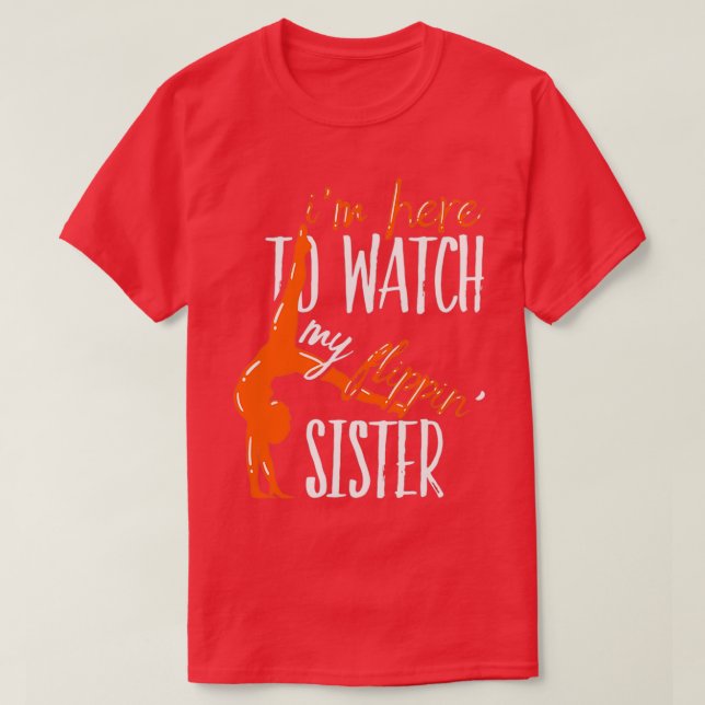 Camiseta Gymnast Girl Caindo Em Torno Da Ginástica Rítmica (Frente do Design)