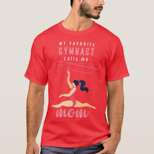 Camiseta Gymnast Girls Athlete Madre Gymnastics
