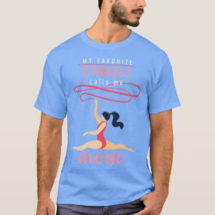 Camiseta Gymnast Girls Athlete Madre Gymnastics