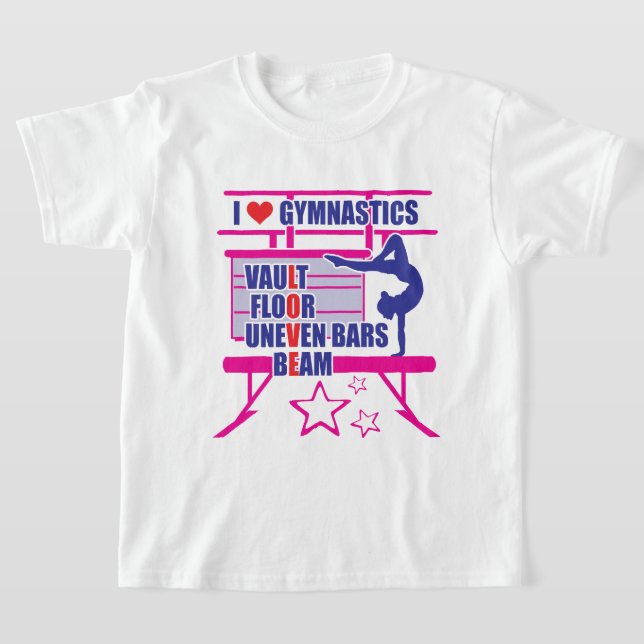Camiseta Gymnast - I Love Gymnastics (Postura )
