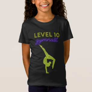 Camiseta Gymnast Nível 10 Indo Para T-Shirt Dourada