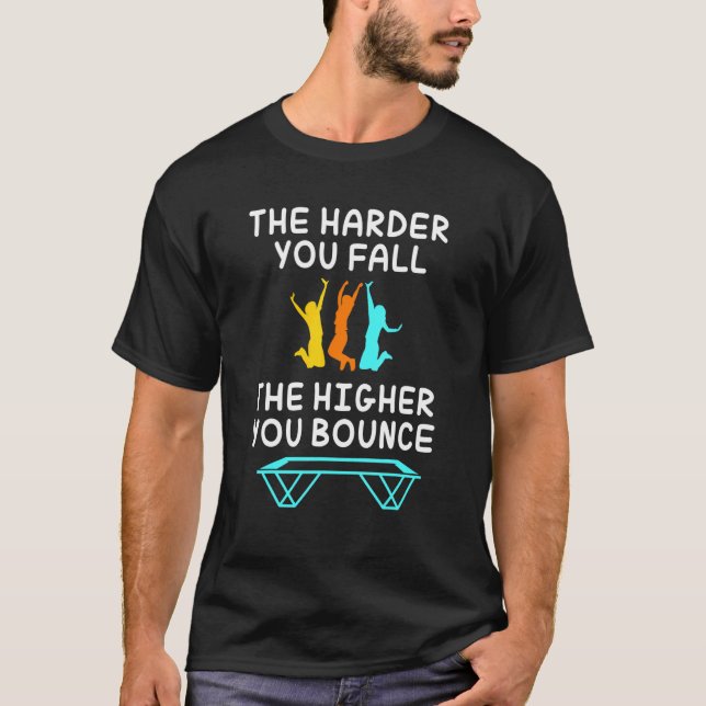 Camiseta Gymnast Trampoline Para Mulheres (Frente)