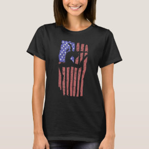 Camiseta Gymnast Vintage Estados Unidos, Bandeira Americana