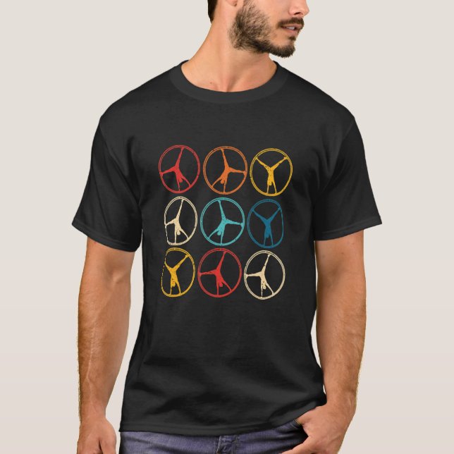 Camiseta Gymnastic Wheel Gymnastics Gymnast Cheerl (Frente)