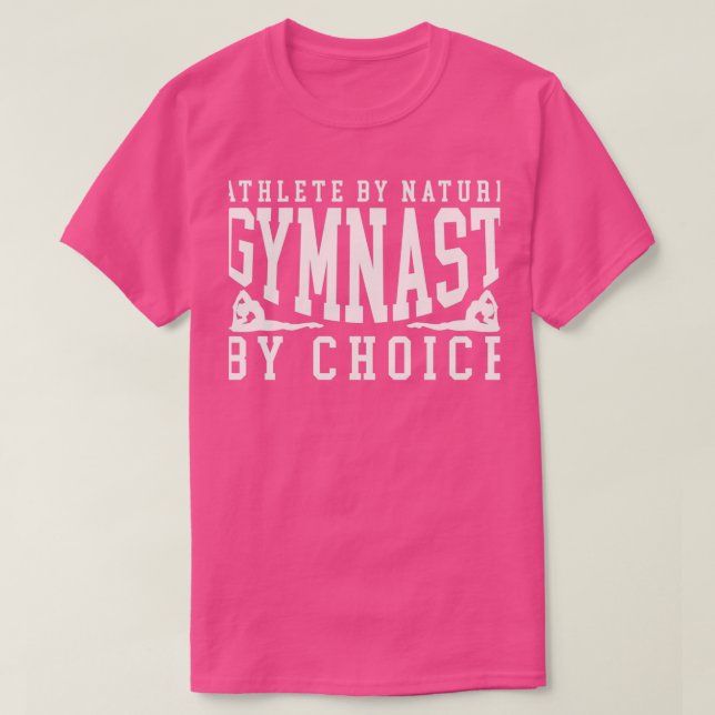 Camiseta Gymnastics Atleta Por Um Ginasta Da Natureza Por E (Frente do Design)