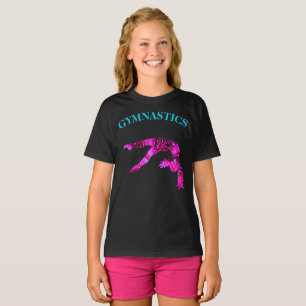 Camiseta Gymnastics Back Handspring T Shirt com Nome de Gym