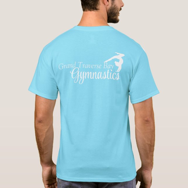 Camiseta Gymnastics Crewneck do GTbay *Design cor-de-rosa* (Verso)