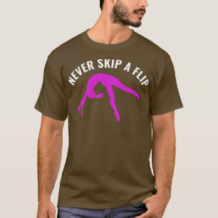 Camiseta Gymnastics Engraçado Nunca Ignore uma Sacudir Gymn