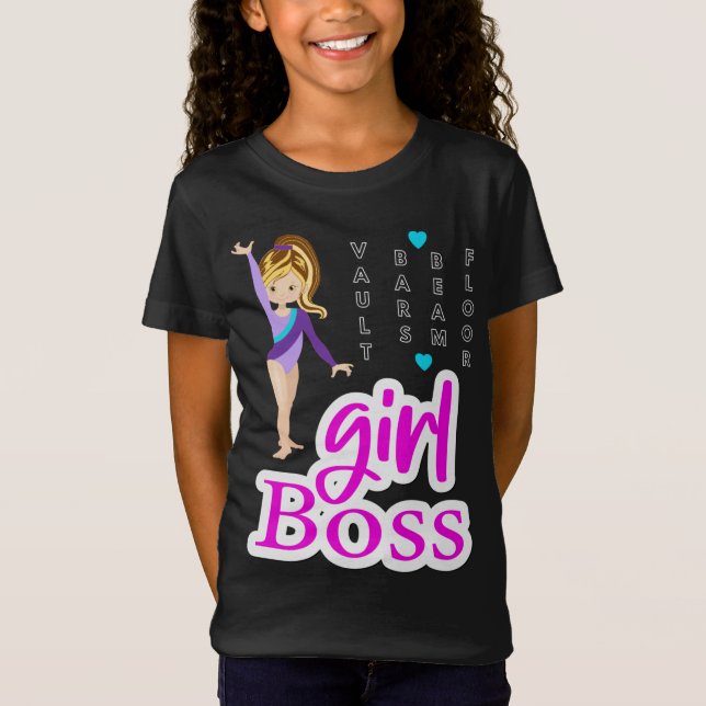 Camiseta Gymnastics Girl Boss T-Shirt (Frente)