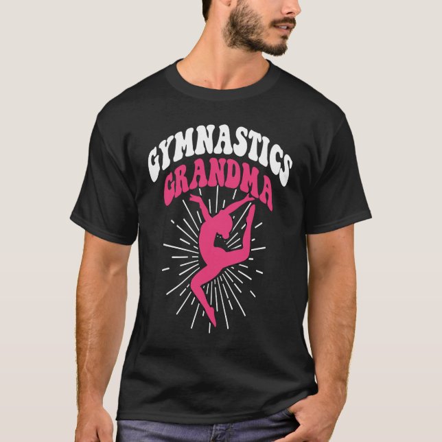 Camiseta Gymnastics Grandma Women Gymnast Dance Retro Vinta (Frente)