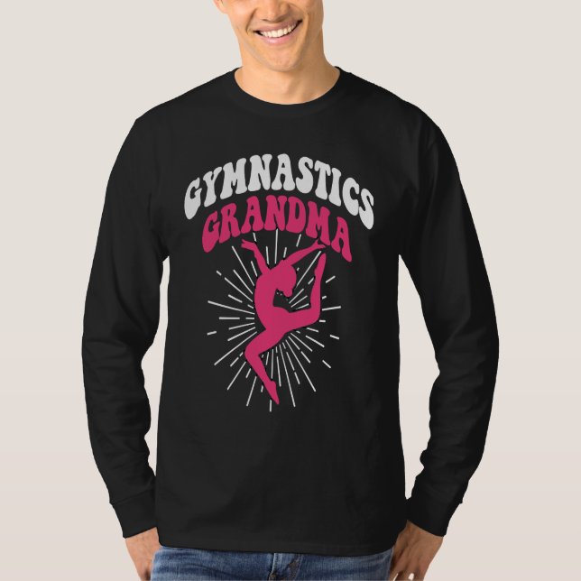 Camiseta Gymnastics Grandma Women Gymnast Dance Retro Vinta (Frente)
