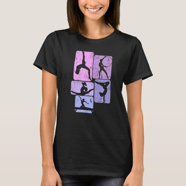 Camiseta Gymnastics Gymnast Women Kids Girls   (Frente)