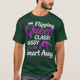Camiseta Gymnastics Invertendo Gymnast Engraçado Cheerhead