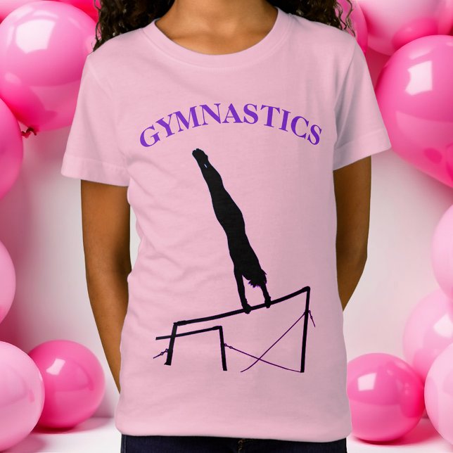 Camiseta Gymnastics T-Shirt Uneven Bar Giant w/ Name (Gymnastics T-Shirt )