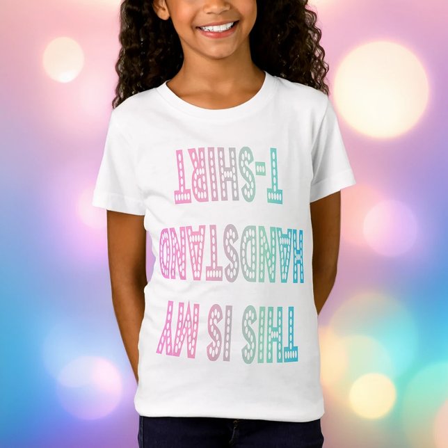 Camiseta Gymnastics "This is my handstand T-shirt" (Criador carregado)