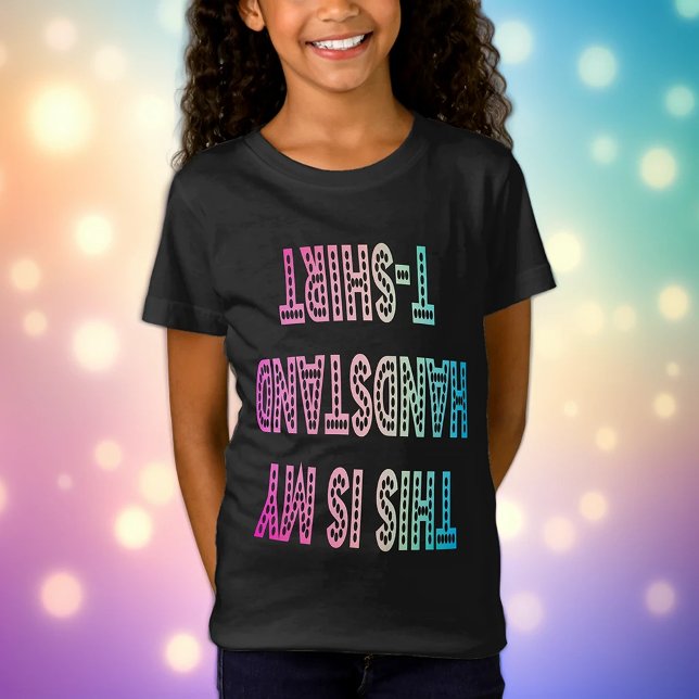 Camiseta Gymnastics "This is my handstand T-shirt" (Criador carregado)