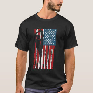 Camiseta Gymnastics Usa Flag, Gymnast Mãe Pai Parent, Us Gy