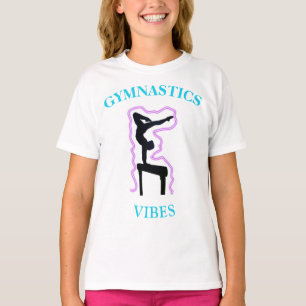 Camiseta Gymnastics vibes T-Shirt com nome de ginásio nas