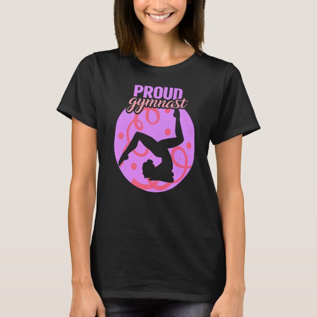 Camiseta Gymnasts de ginastas esportes (Frente)