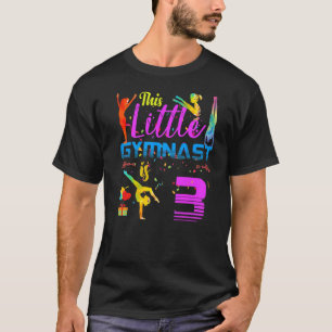 Camiseta Gymnasts Pequeno Tumba de Sacudir de 3 Festas de a