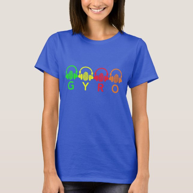 Camiseta GYRO - Camisa-T feminina (Frente)