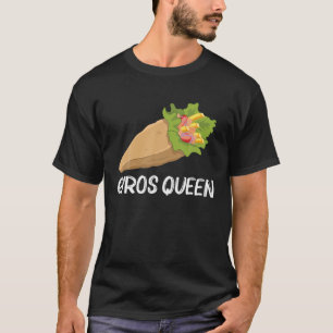 Camiseta Gyros Engraçados Para Mulheres Mãe Gyro Meat Pit