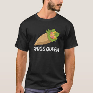 Camiseta Gyros Engraçados Para Mulheres Mãe Gyro Meat Pit