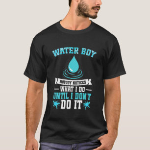 Camiseta H20 Água Futebol Água Avisos Hidratado Água