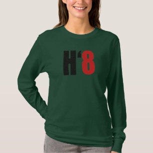Camiseta H8TE - Vote não no suporte 8