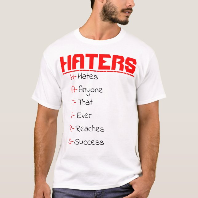 CAMISETA H-A-T-E-R-S (Frente)