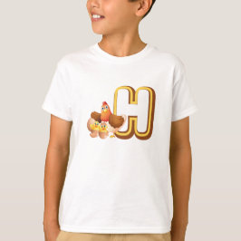 Camiseta H de Galinha