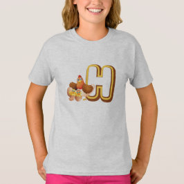 Camiseta H de Galinha