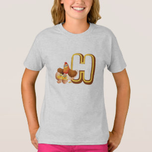 Camiseta H de Galinha