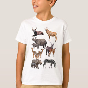 Camiseta H é para Hoofstock Illustração Diversa Mam Hoofed