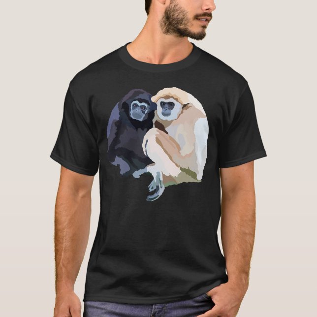 Camiseta H É Para Hoolock Gibbon (Frente)