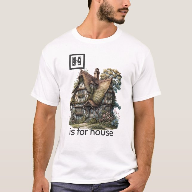 Camiseta H é para House T-Shirt (Frente)