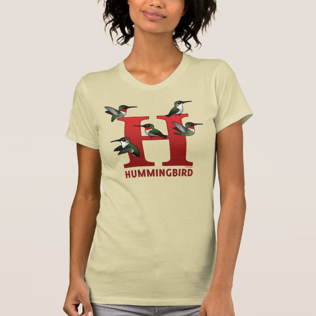 Camiseta H é para o Hummingbird (Frente)