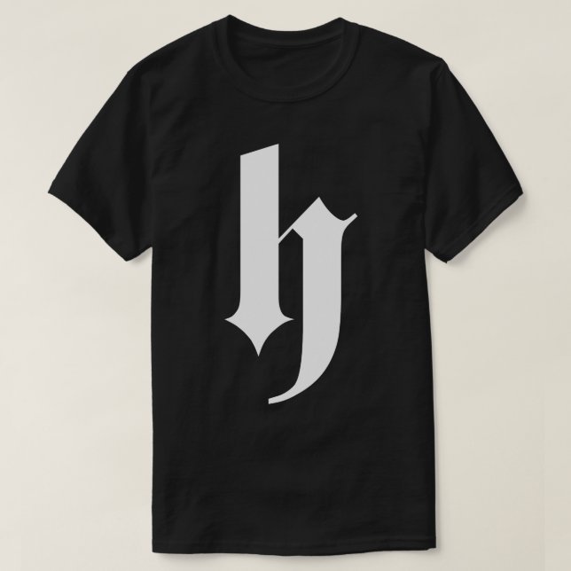 Camiseta h GÓTICO (Frente do Design)