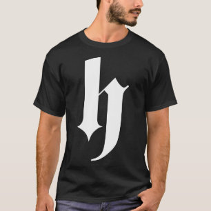 Camiseta h GÓTICO