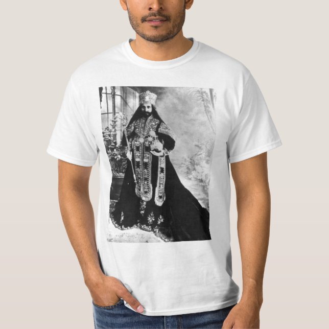 CAMISETA H.I.M. HAILE SELASSIE MIM - T-SHIRT (Frente)