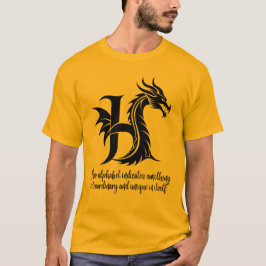 Camiseta H is for Heart (Alfabeto H Personalizado)