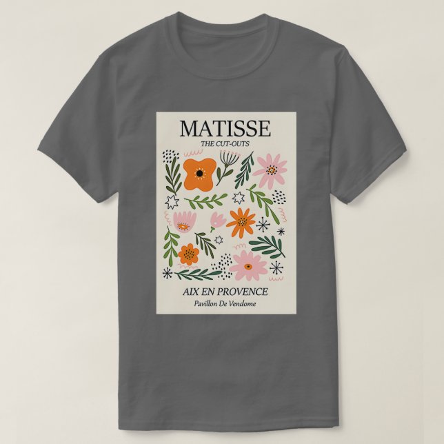 Camiseta H Matisse Os Recortes (Frente do Design)